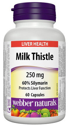 WEBBER MILK THISTLE CAPS 250MG 60'S - Queensborough Community Pharmacy