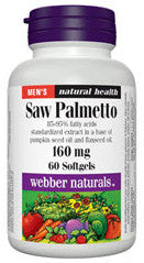 WEBBER SAW PALMETO 160MG 60'S - Queensborough Community Pharmacy