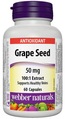 WEBBER GRAPE SEED EXT 50MG 60'S - Queensborough Community Pharmacy
