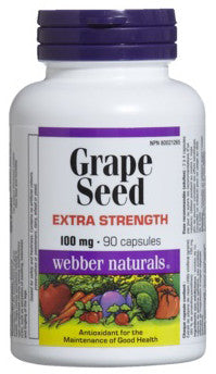 WEBBER GRAPE SEED 100MG CAPS 90'S - Queensborough Community Pharmacy