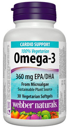 WEBBER ALGAE OMEGA 3 VEGETARIAN 30'S - Queensborough Community Pharmacy