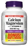 WEBBER CALCIUM & MAGNESIUM WITH VITD 100+100'S - Queensborough Community Pharmacy