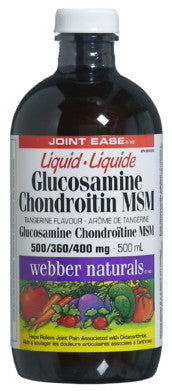 WEBBER GLUCOS/CHOND/MSM LIQUID 500ML - Queensborough Community Pharmacy