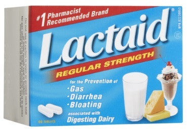 LACTAID TABS CHEWABLE 100'S - Queensborough Community Pharmacy