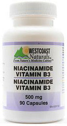 WESTCOAST NIACINAMIDE 500MG CAP 90'S - Queensborough Community Pharmacy