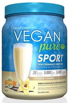 VEGAN PURE SPORT VANILLA 380G - Queensborough Community Pharmacy