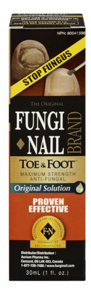 FUNGI-NAIL TOE & FOOT LIQUID 30ML - Queensborough Community Pharmacy