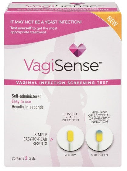 VAGISENSE VAGINAL INFECTION SCREENING TEST 2'S - Queensborough Community Pharmacy