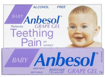 ANBESOL GEL FOR BABIES GRAPE 7G - Queensborough Community Pharmacy