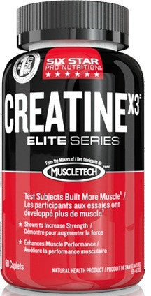 SIX STAR CREATINE X3 CAPLETS 60'S - Queensborough Community Pharmacy