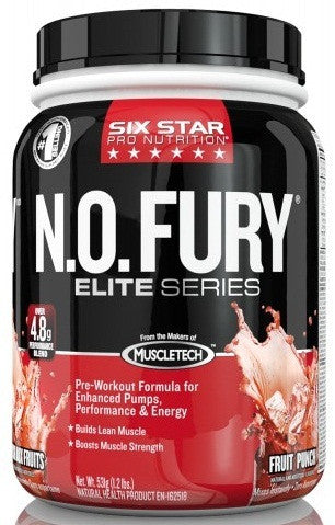 SIX STAR N.O. FURY FRUIT PUNCH 1.2LBS - Queensborough Community Pharmacy