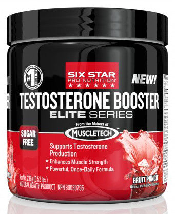 SIX STAR TESTOSTERONE BOOSTER FRUITPUNCH 236G - Queensborough Community Pharmacy