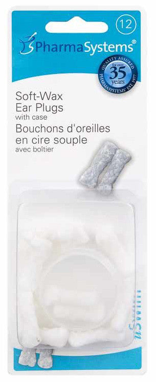 EAR PLUGS SOFT WAX 12'S PS858 - Queensborough Community Pharmacy