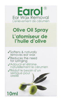 EAROL OLIVE OIL SPRAY 10ML - Queensborough Community Pharmacy