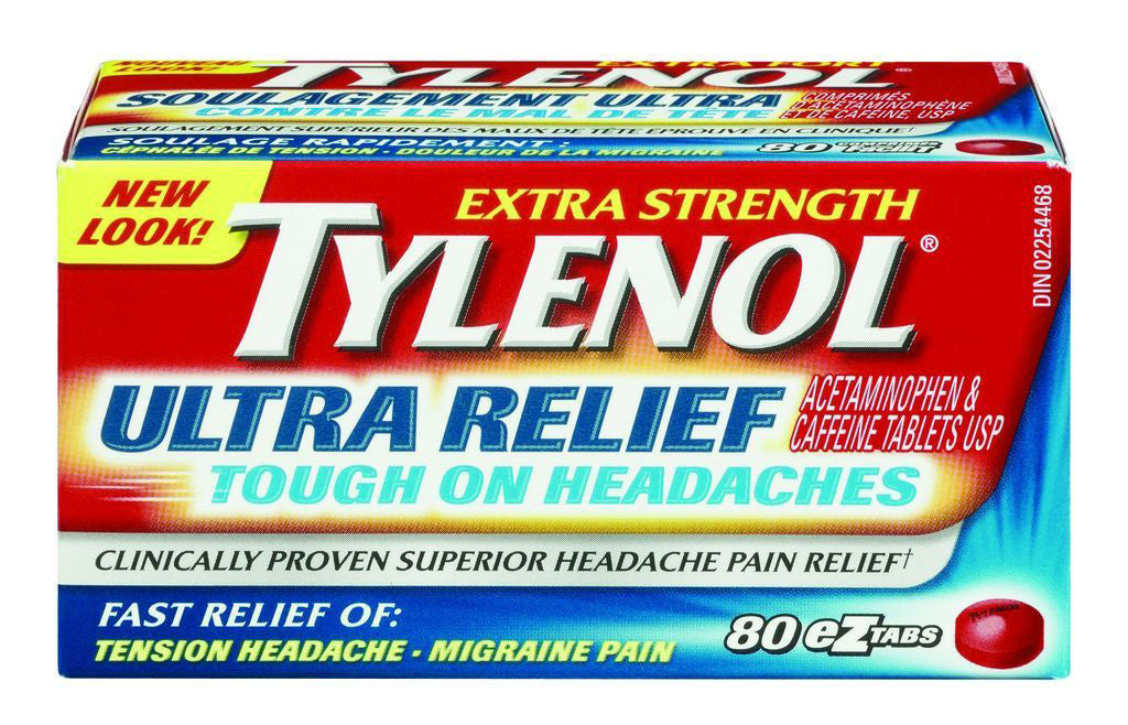 TYLENOL TABS ULTRA RELIEF 80'S - Queensborough Community Pharmacy