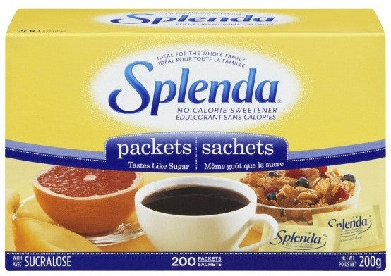 SPLENDA PACKETS 200'S - Queensborough Community Pharmacy