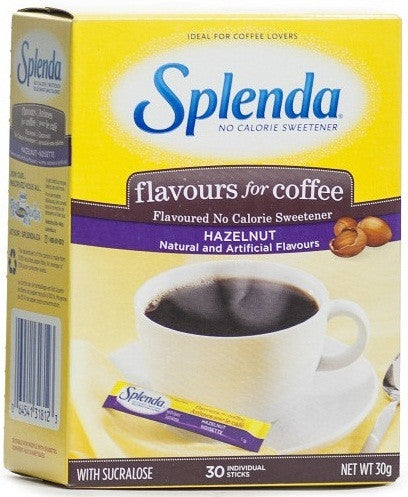 SPLENDA FOR COFFEE HAZELNUT 30G - Queensborough Community Pharmacy