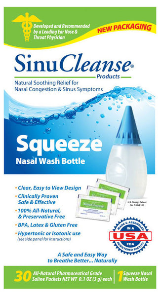 SINUCLEANSE SQUEEZE NASAL WASH KIT 1 - Queensborough Community Pharmacy