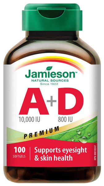 JAMIESON VIT A & D FORTIFIED 100'S - Queensborough Community Pharmacy
