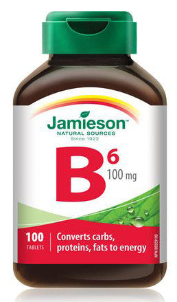 JAMIESON VIT B6 100MG 100'S - Queensborough Community Pharmacy