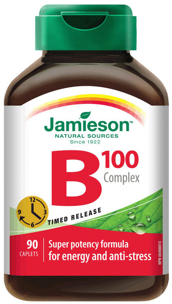 JAMIESON B COMPLEX T/R 100MG 60'S - Queensborough Community Pharmacy
