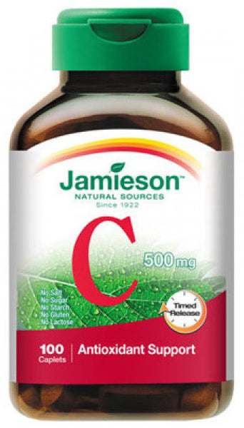 JAMIESON VIT C 500MG CPLT T/R 100'S - Queensborough Community Pharmacy