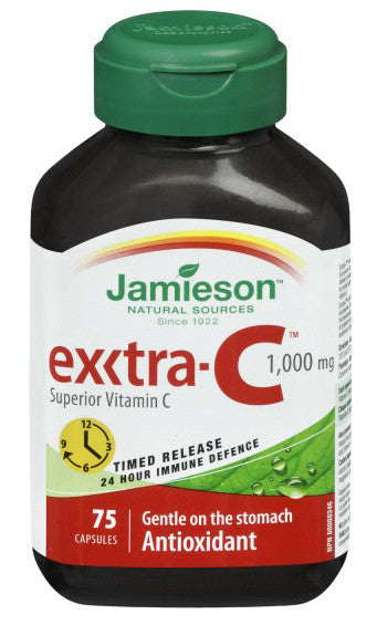 JAMIESON EXTRA C 1000 MG 75'S - Queensborough Community Pharmacy