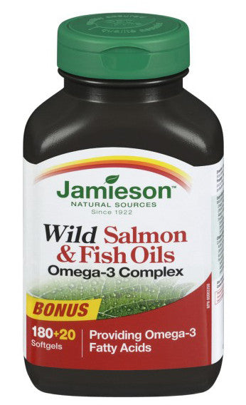 JAMIESON SALMON OIL 180+20'S - Queensborough Community Pharmacy