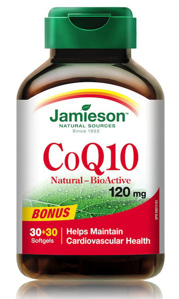 JAMIESON CO Q10 120MG 30+30'S - Queensborough Community Pharmacy