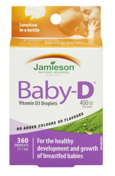 JAMIESON VIT D BABY D 11.7ML - Queensborough Community Pharmacy