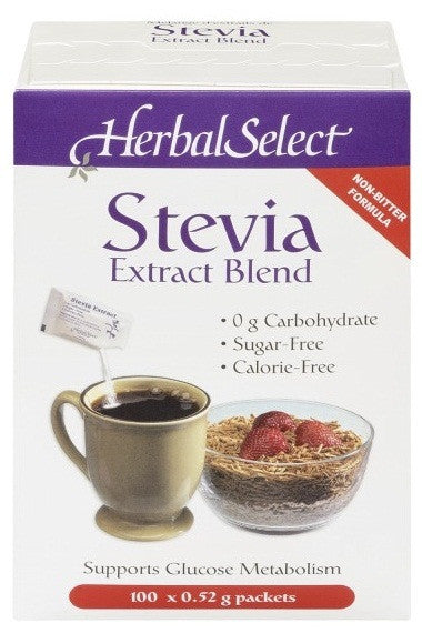 HSL STEVIA EXTRACT PACKETS 100'S - Queensborough Community Pharmacy