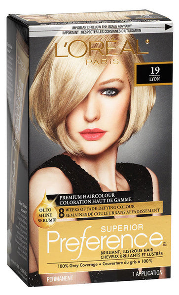 L'OREAL PREFERENCE LT ASH BLONDE #19 - Queensborough Community Pharmacy