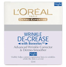 DERMO-EXPERTISE WRINKLE DE-CREASE NIGHT 50ML - Queensborough Community Pharmacy