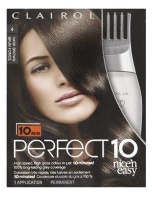NICE'N EASY PERFCT10 DARK BROWN #4 - Queensborough Community Pharmacy