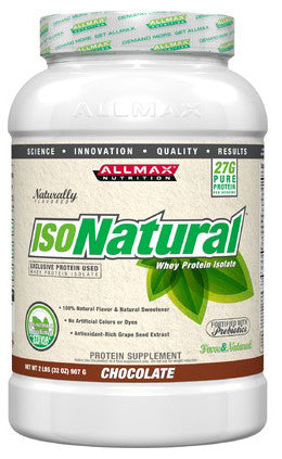 ISONATURAL PROTEIN ISOLATE CHOCOLATE 907G - Queensborough Community Pharmacy