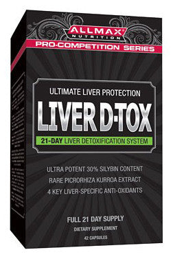 ALLMAX LIVER D-TOX CAPS 42'S - Queensborough Community Pharmacy