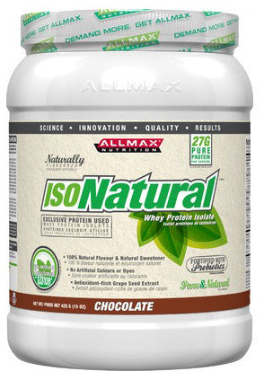 ISONATURAL PROTEIN ISOLATE CHOCOLATE 425G - Queensborough Community Pharmacy