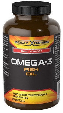 BODY FORTRESS OMEGA-3 FISH OIL 1200MG 90'S - Queensborough Community Pharmacy