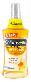 CHLORASEPTIC HONEY LEMON WARMING SPRAY 177ML - Queensborough Community Pharmacy