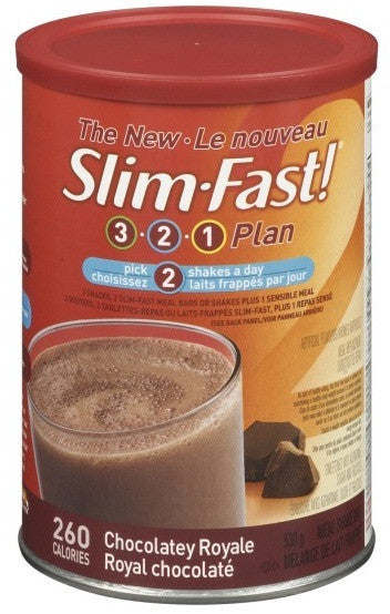 SLIM FAST PWD CHOCOLATE ROYAL 530G - Queensborough Community Pharmacy