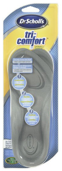 SCHOLL TRI-COMFORT INSERTS MEN 1PR - Queensborough Community Pharmacy