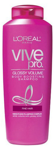 L'OREAL VIVE PRO SHAM GLS FINE GLOSSY VOLUME 384ML - Queensborough Community Pharmacy