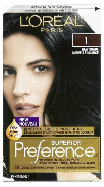 L'OREAL PREFERENCE ULTRA BLACK #1 - Queensborough Community Pharmacy