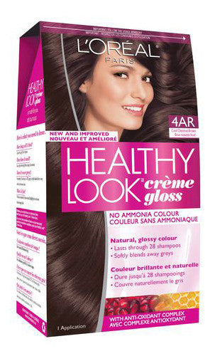 L'OREAL HEALTHY LOOK COOL CHESTNUT BROWN #4AR - Queensborough Community Pharmacy