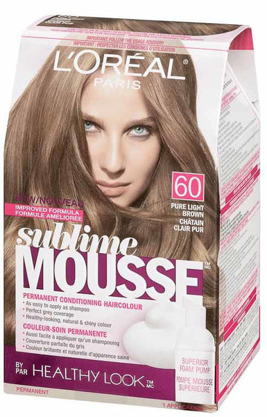 L'OREAL SUBLIME MOUSSE PURE LIGHT BROWN HEALTHY LOOK #60 - Queensborough Community Pharmacy