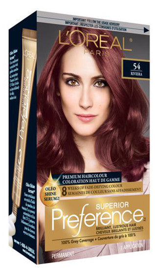 L'OREAL PREFERENCE MED AUBURN #54 - Queensborough Community Pharmacy