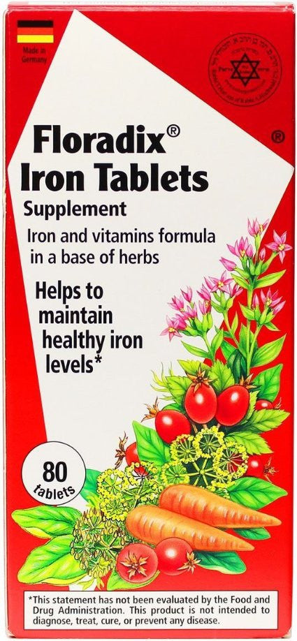 FLORADIX IRON TABS 80'S - Queensborough Community Pharmacy