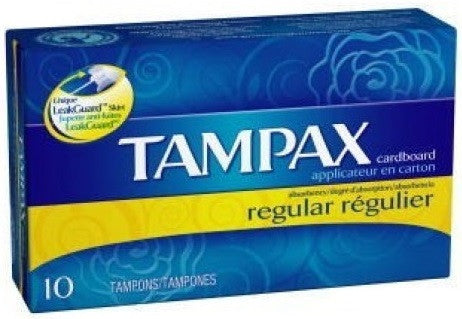 TAMPAX TAMPONS UNSC REGULAR 10'S - Queensborough Community Pharmacy