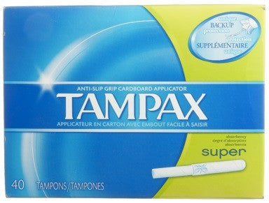 TAMPAX FLUSHABLE SUPER 40'S - Queensborough Community Pharmacy