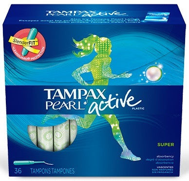 TAMPAX PEARL ACTIVE SUPER 36'S - Queensborough Community Pharmacy